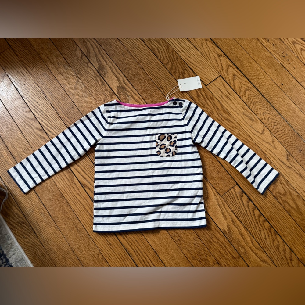 Boden Striped Kids Tee - Size 2 / 3 - NWT